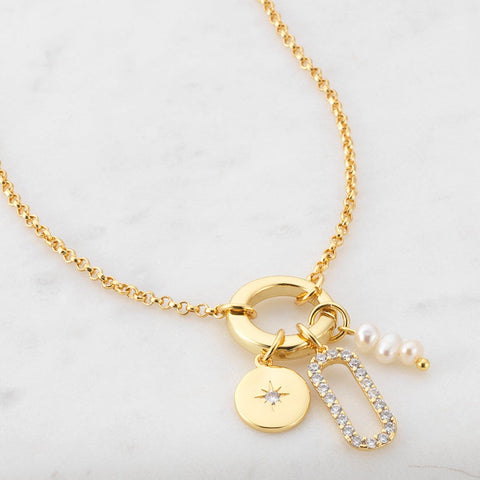 Charm Necklace - Gold